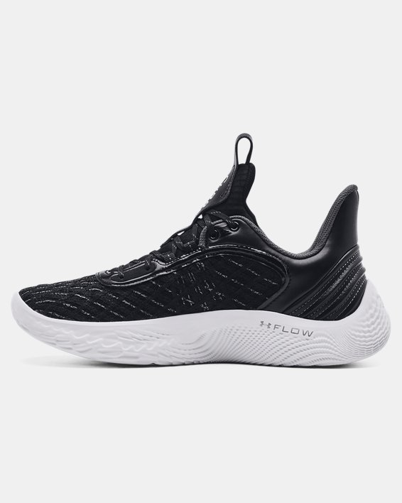 Unisex Curry Flow 9 Team Basketball Shoes, Black, pdpMainDesktop image number 1